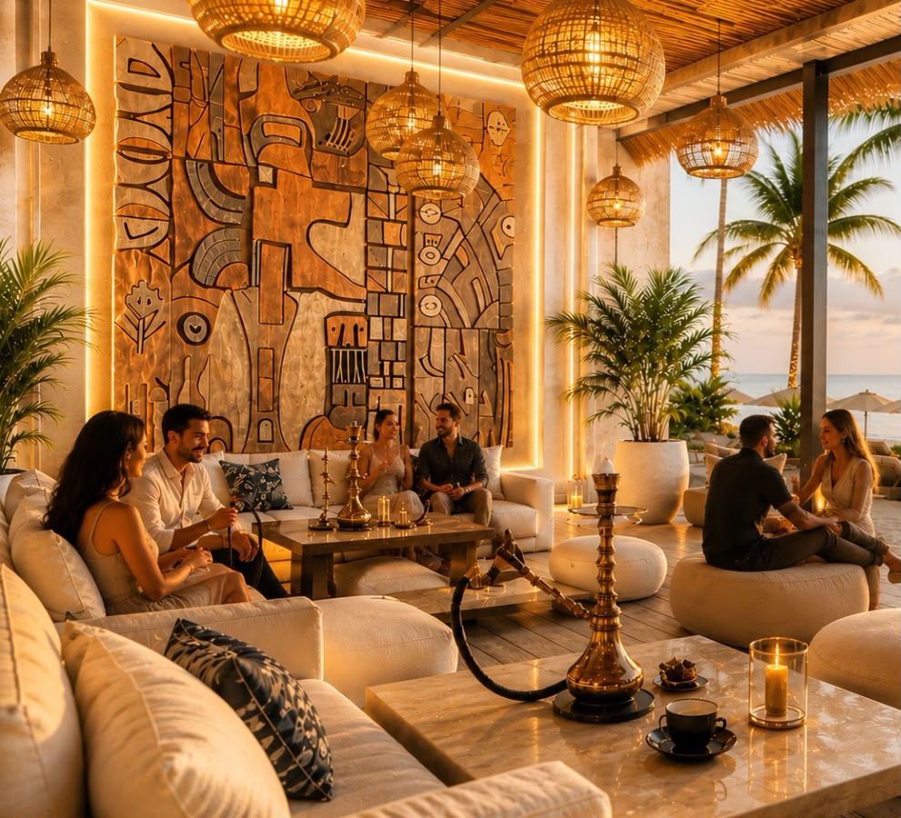 Amani Wall - Lounge - Shisha by Ubuntu Interior